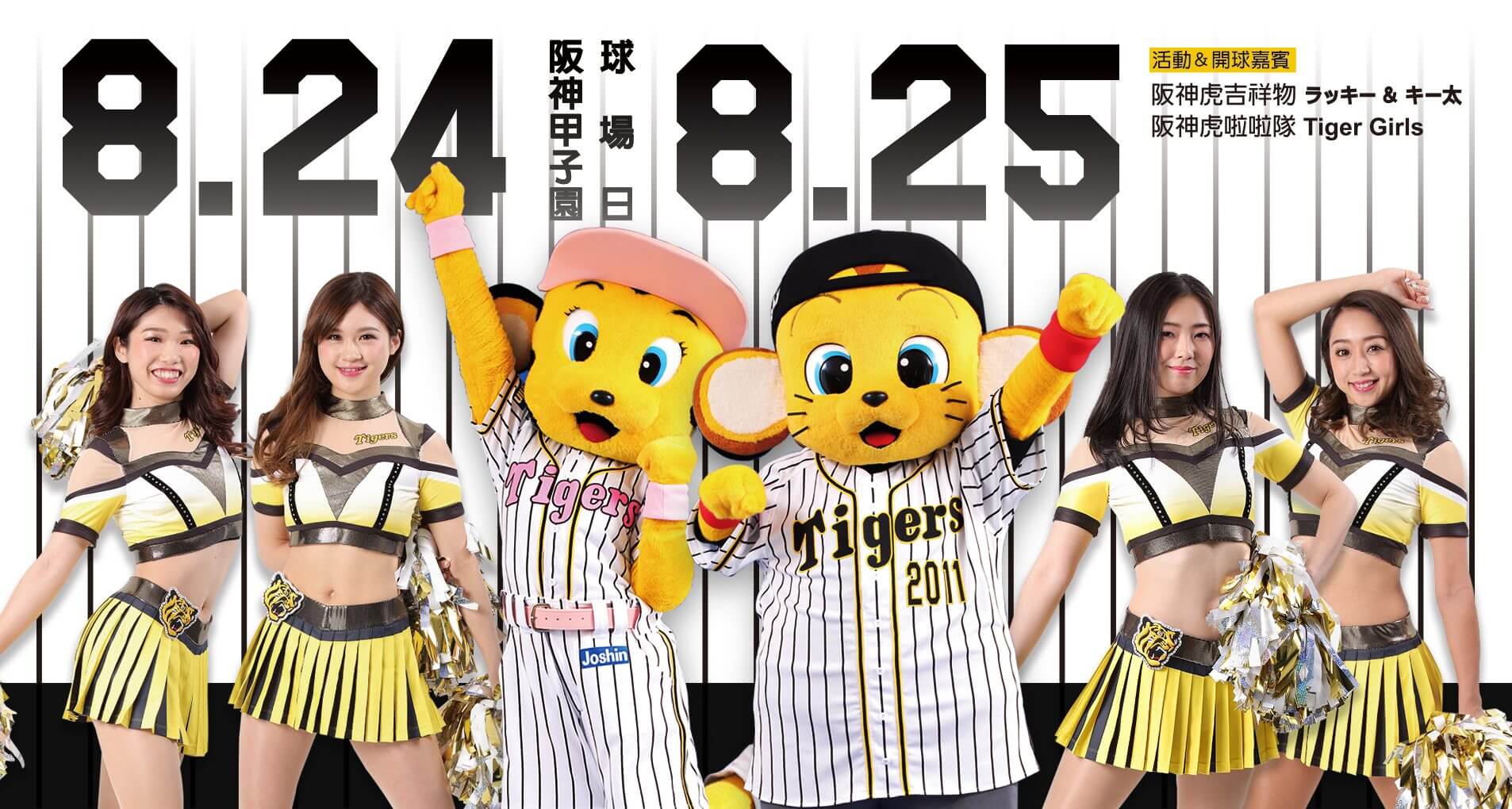 Joshin Hanshin Tigers Japanese Baseball Jersey 